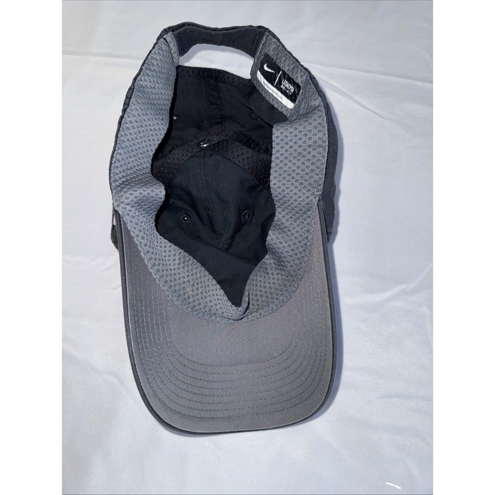 Nike Legacy91 RF Roger Federer 2016 US Open Black Iridescent Tennis Hat Cap - Picture 6 of 10